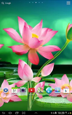 Lotus Live Wallpaper android App screenshot 1